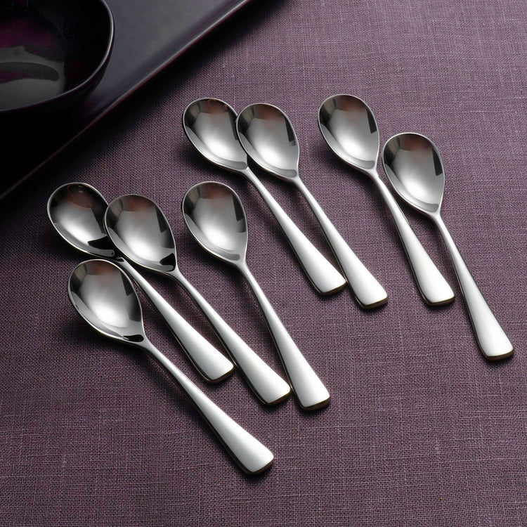 Malvern Bright Coffee / Espresso Spoon, Set of 8