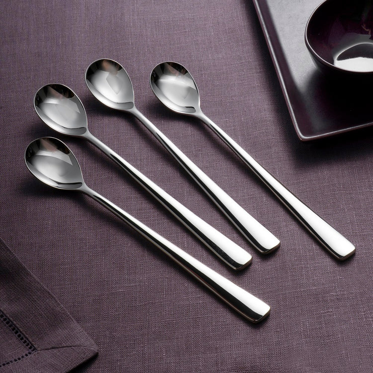 Malvern Bright Long Handled Spoon, Set of 4