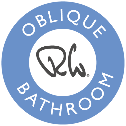 Oblique Towel Rail Double