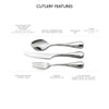 Honeybourne Bright Cutlery Set, 42 Piece for 6 People