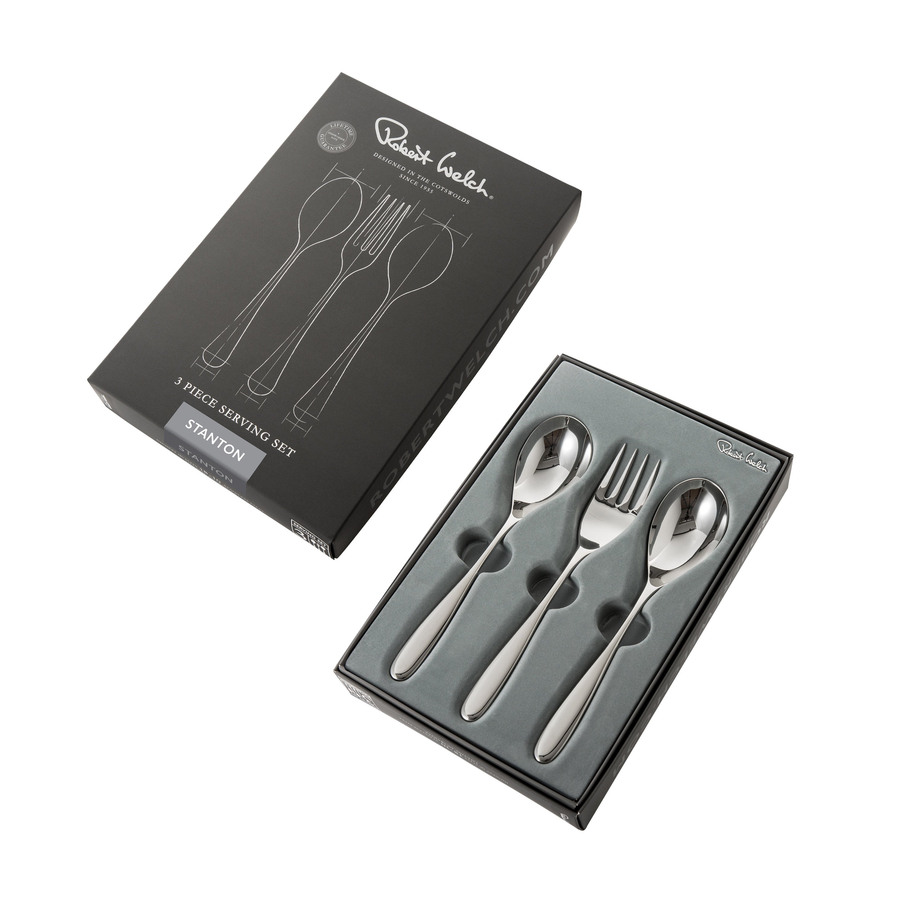 Robert Welch Stanton Bright Serving Set 3 Piece Made Stainless | Desertcart - View #6