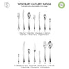 Westbury Bright Cutlery Set, 24 Piece for 6 People