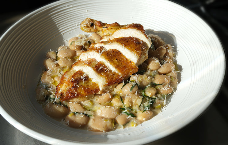 Roasted Chicken with Leek & Tarragon