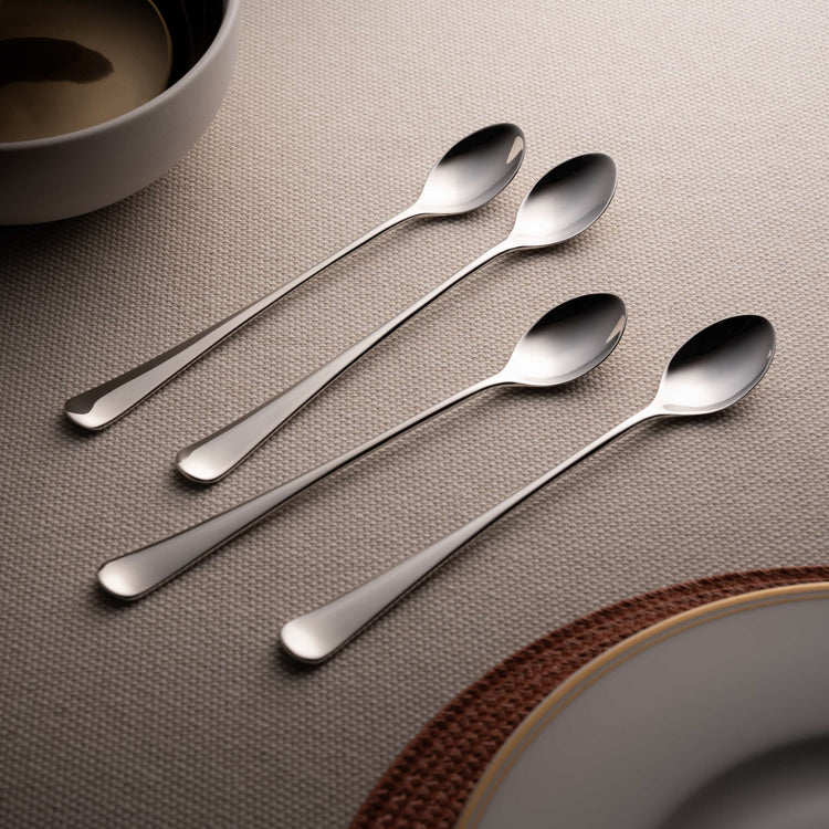 Radford Bright Long Handled Spoon, Set of 4