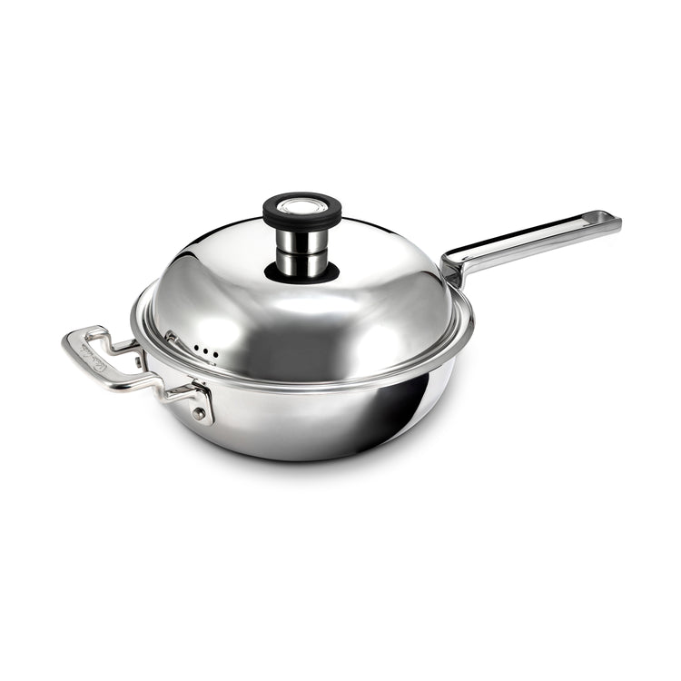 316 Series Cookware Wok with Lid 22cm