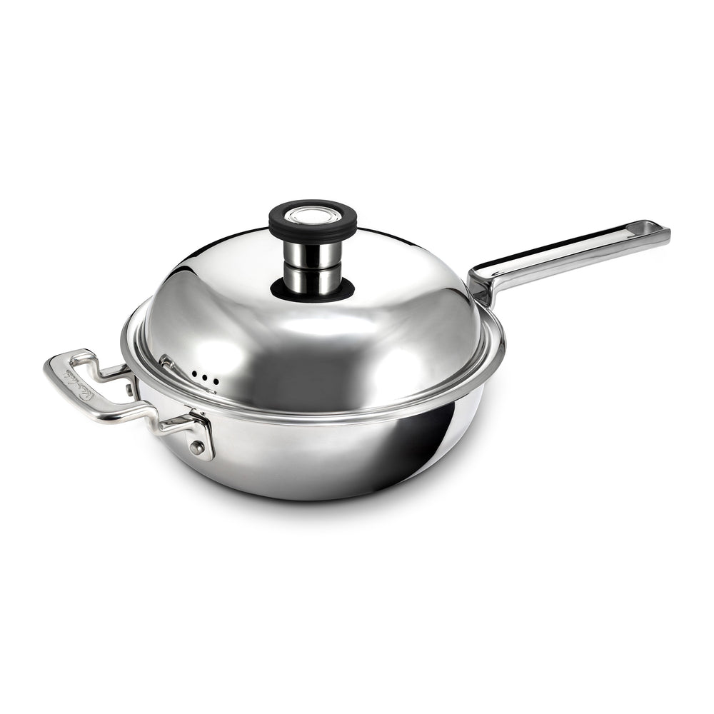 316 Series Cookware Wok with Lid 22cm
