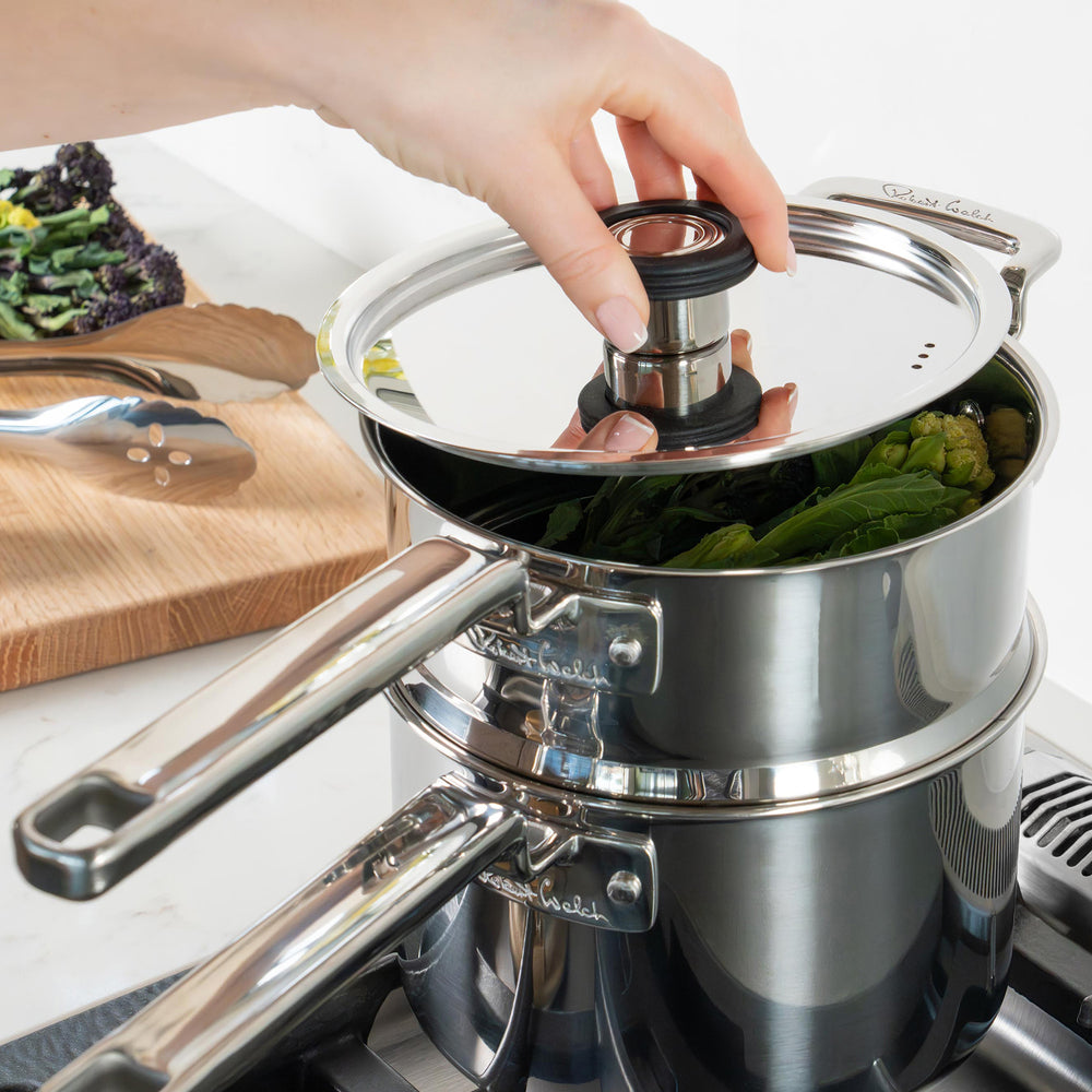 316 Series Cookware 18cm Steamer Set, 2 Piece