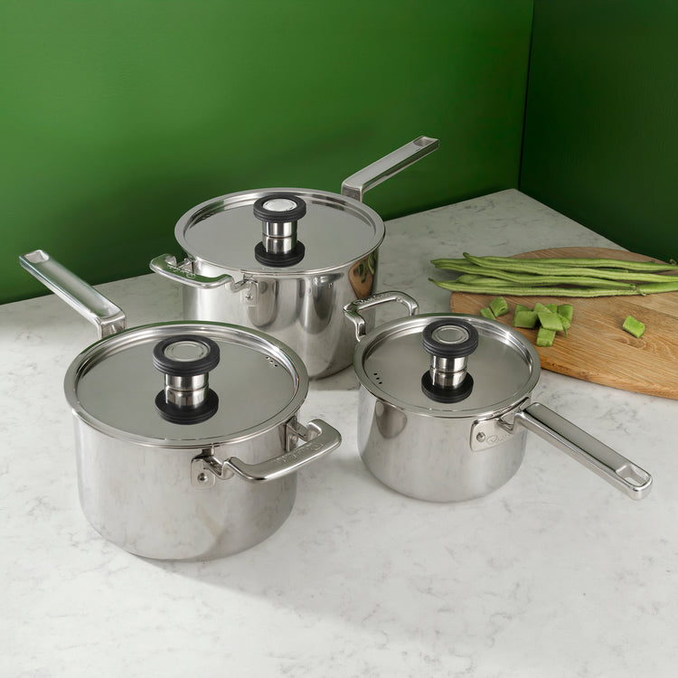 316 Series Cookware Saucepan Set, 3 Piece