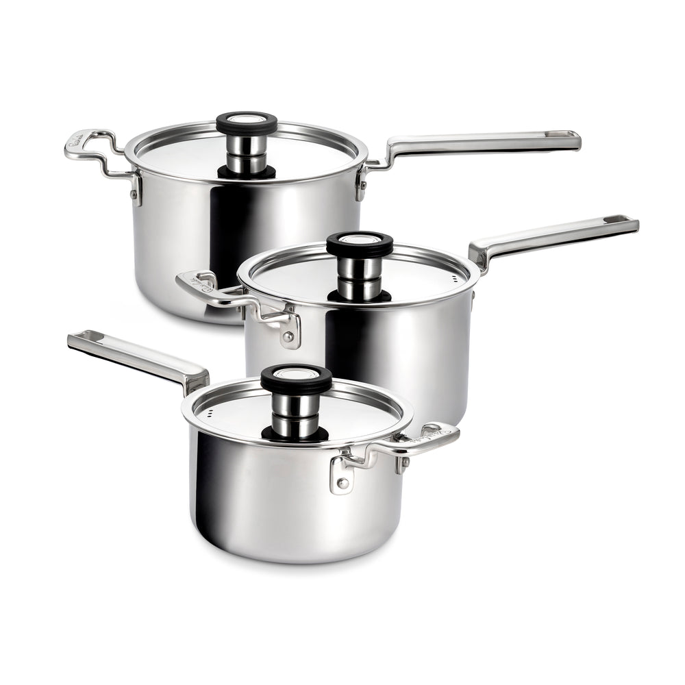 316 Series Cookware Saucepan Set, 3 Piece