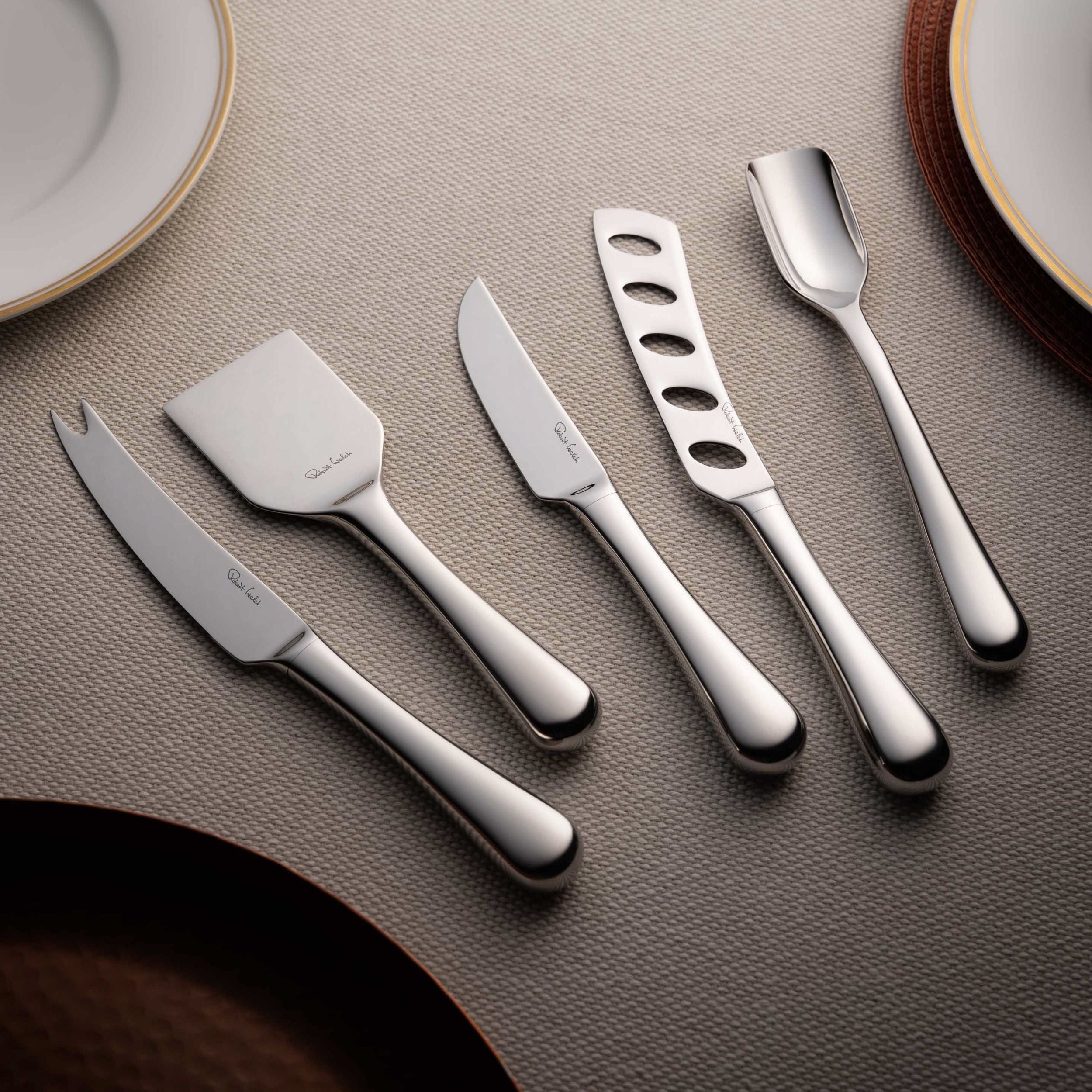 Radford Bright Gourmet Cheese Knife Set | 5 Piece Set
