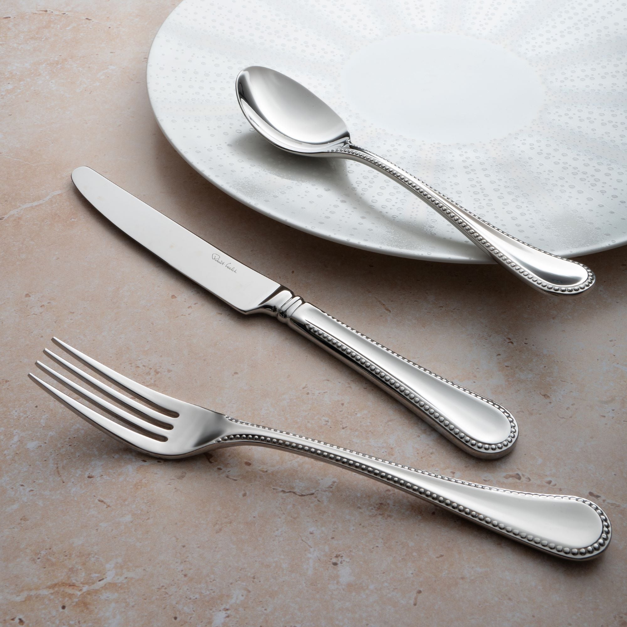 Armscote Bead Bright Table Fork | Cutlery