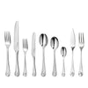 Ammonite Bright Cutlery Set, 70 Piece for 8 People - Includes 8 Sets of Fish Knives and Forks