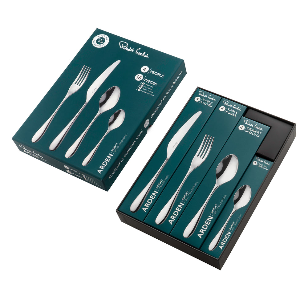 Arden Bright Cutlery Set, 16 Piece for 4 People