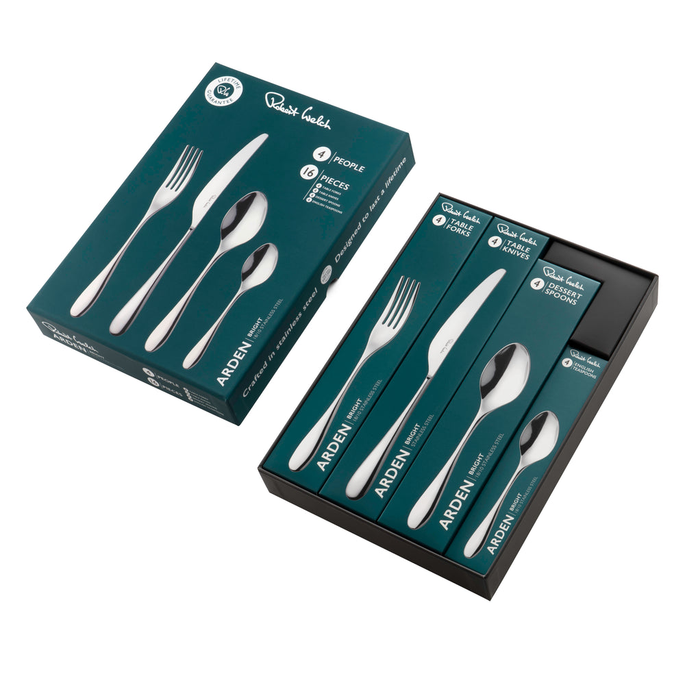 Arden Bright Cutlery Set, 16 Piece for 4 People