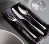 Arden Bright Cutlery Set, 42 Piece for 6 People - Includes 2 Arden Short Candlesticks