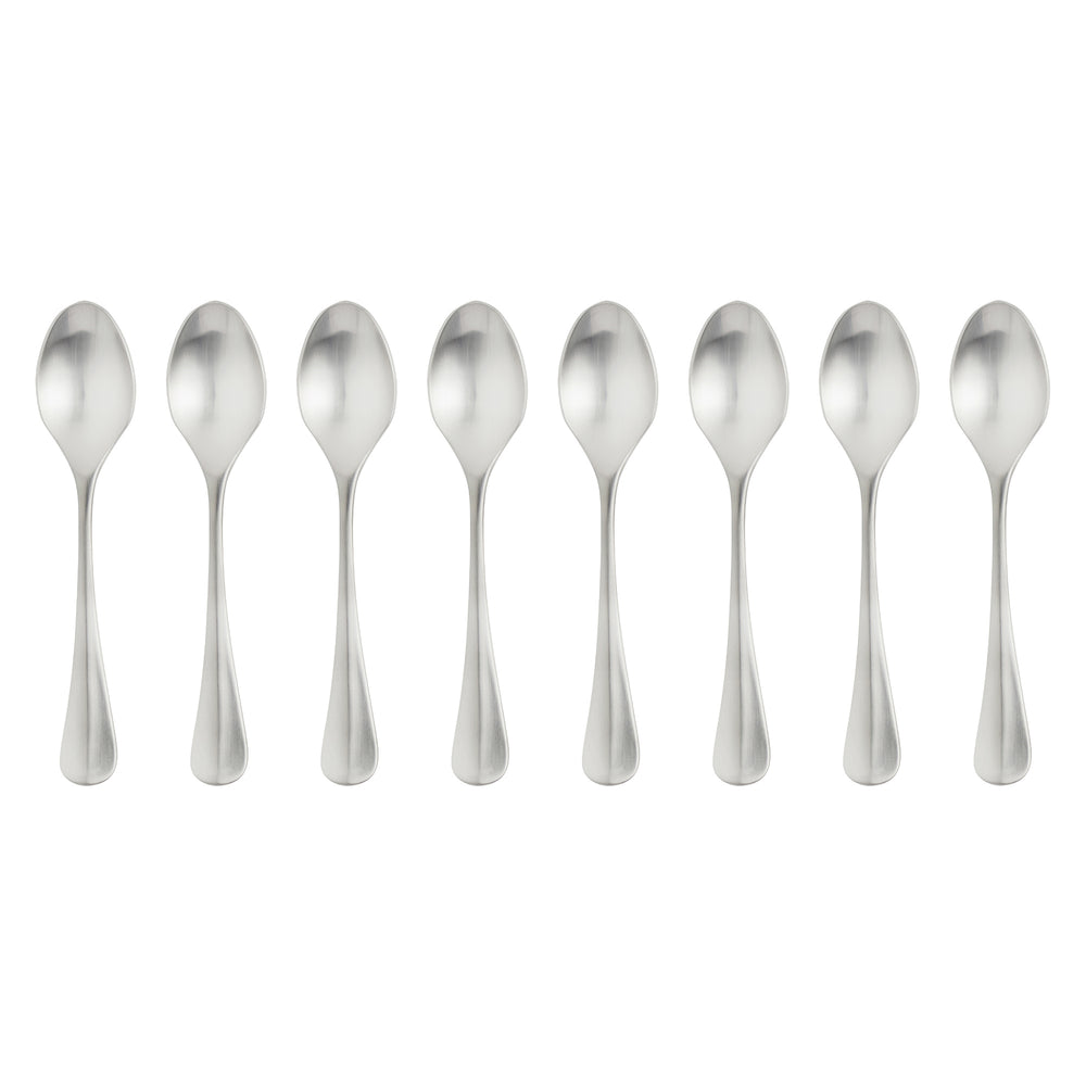 Baguette Satin Coffee / Espresso Spoon, Set of 8