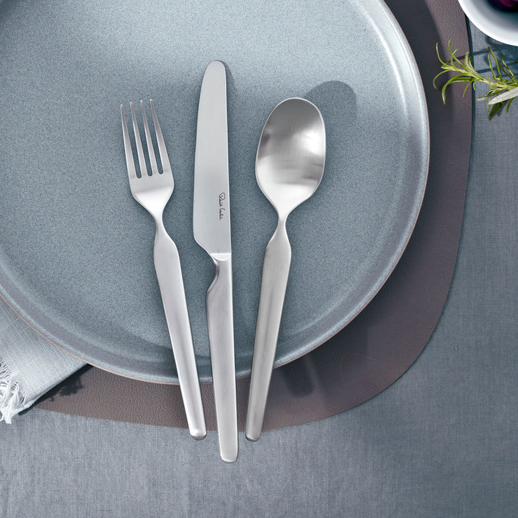 Bergen Satin Cutlery Set, 24 Piece for 6 People