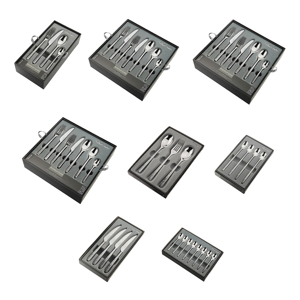 Blockley Slate Bright Cutlery Set, 24 Piece for 6 People