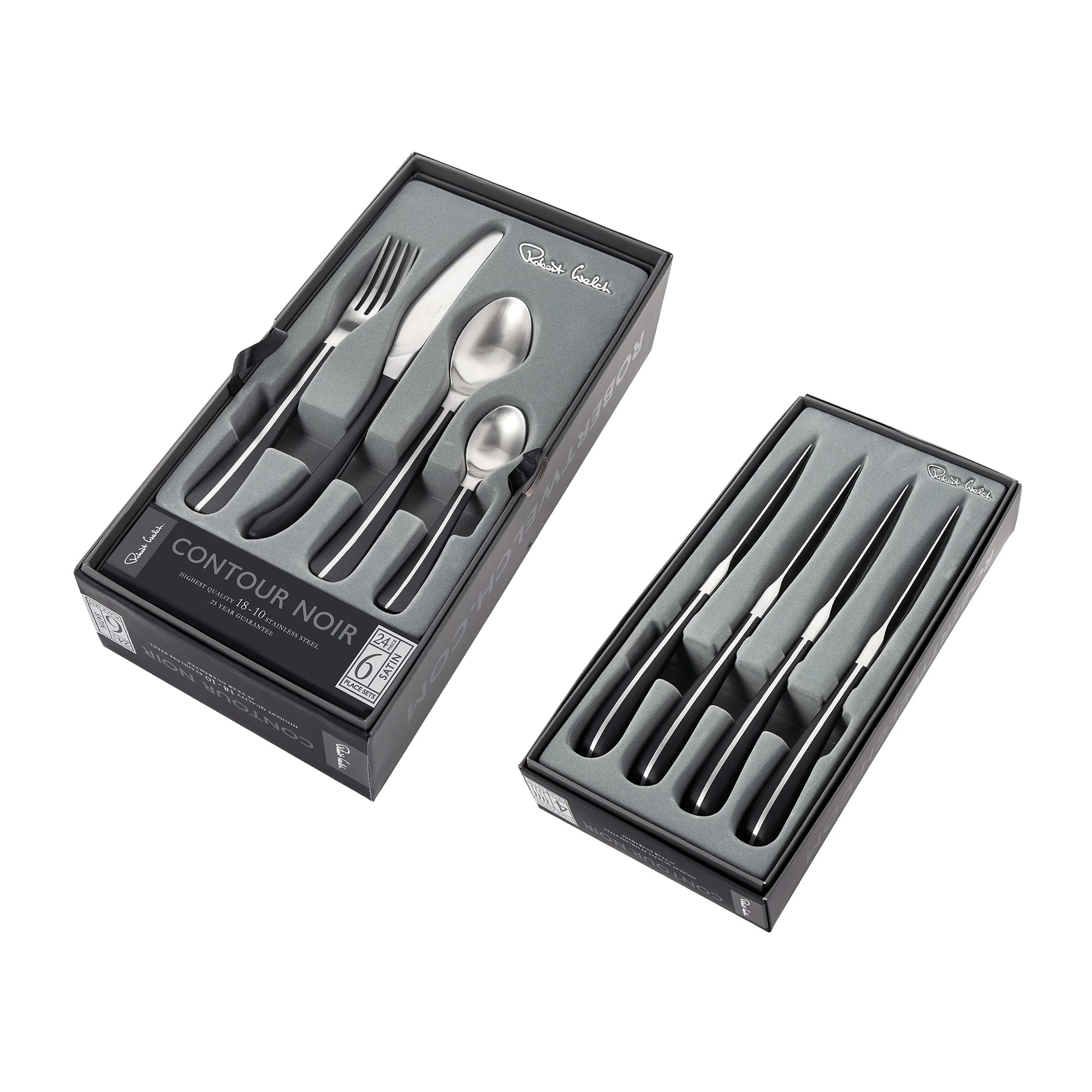 Contour Noir Satin Steak Knife | Cutlery