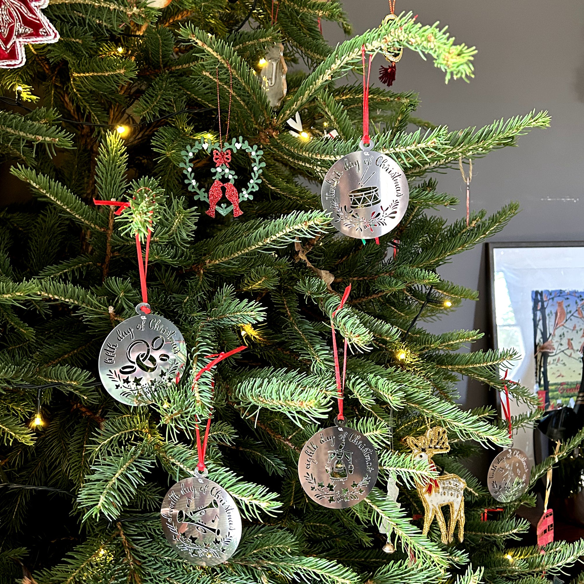 Christmas Decorations 2023 Set of 3 Tree Decorations Robert
