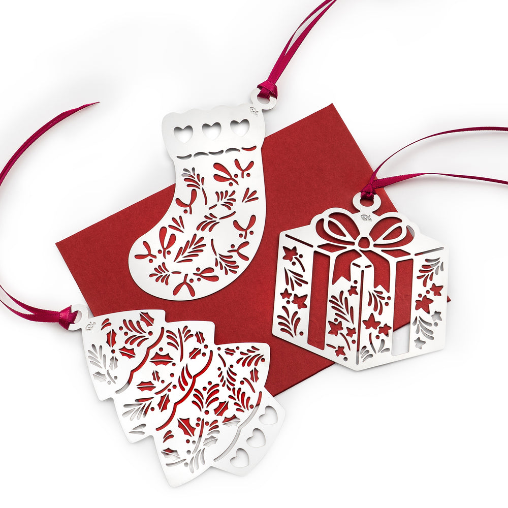 Christmas Treasures Decorations, Set of 3