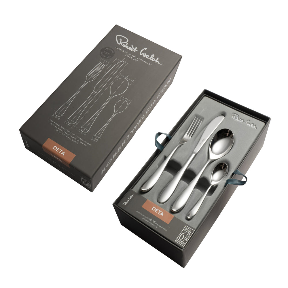 Deta Bright Cutlery Set, 24 Piece for 6 People