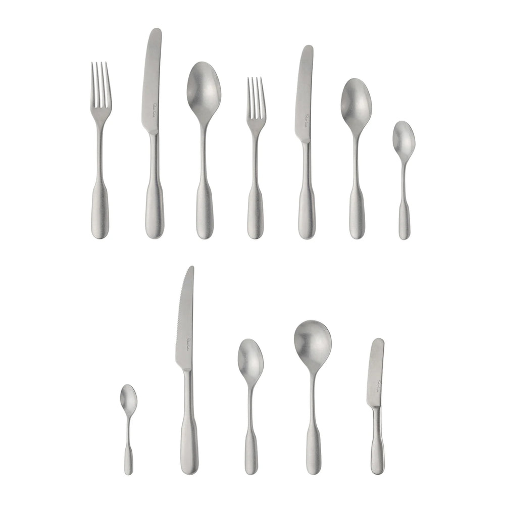 English Fiddle Vintage Cutlery Set, 84 Piece for 12 People