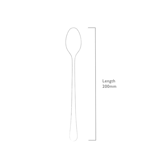 Iona Bright Long Handled Spoon, Set of 4