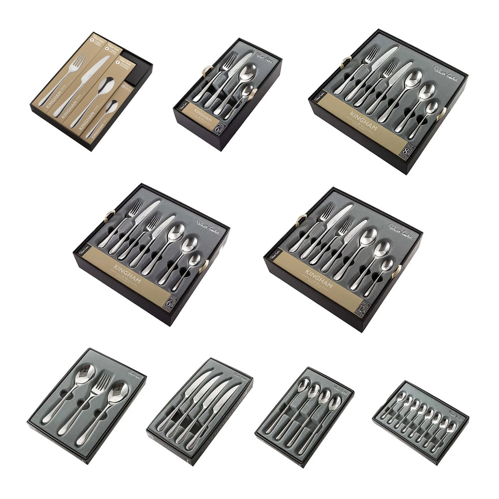 Kingham Bright Cutlery Set, 24 Piece for 6 People
