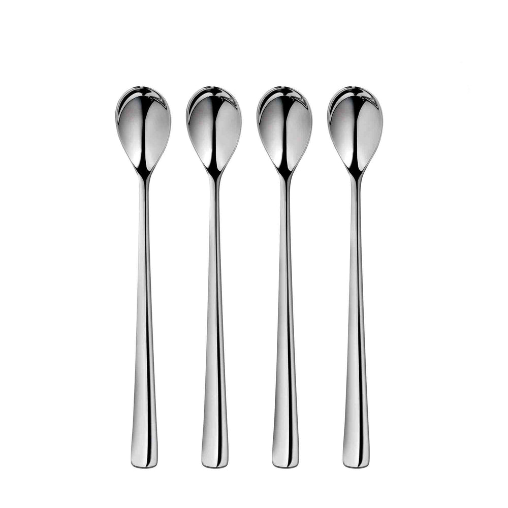 Malvern Bright Long Handled Spoon, Set of 4