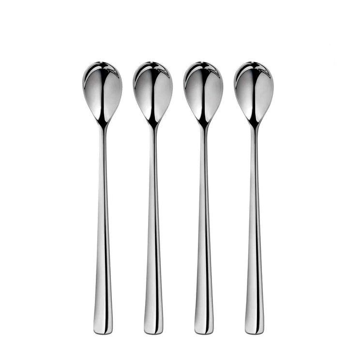 Malvern Bright Long Handled Spoon, Set of 4