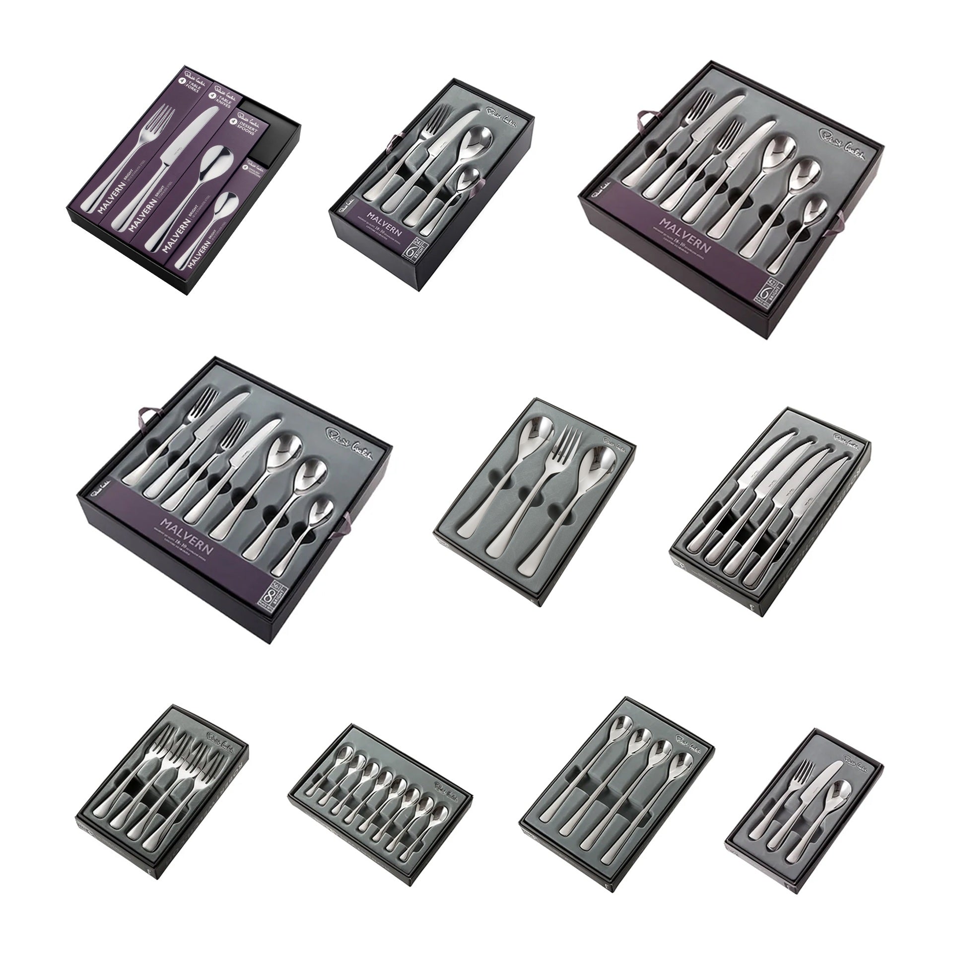 Robert Welch ステンレス製　トレー 【Ｊ3】 Malvern Bright Coffee/Espresso Spoon | 8 Piece Set | Cutlery