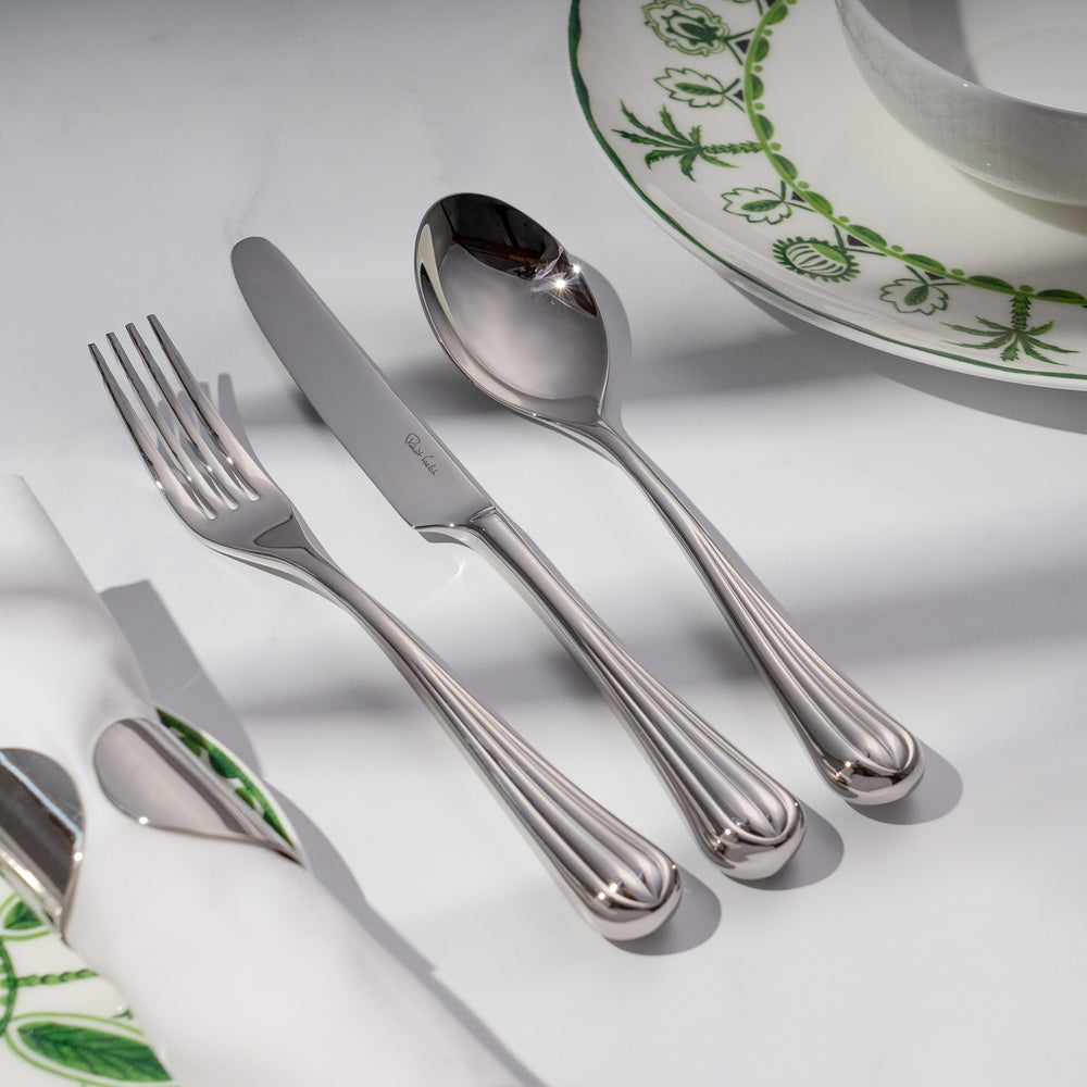 Palm Air Bright Cutlery Set, 56 Piece for 8 People
