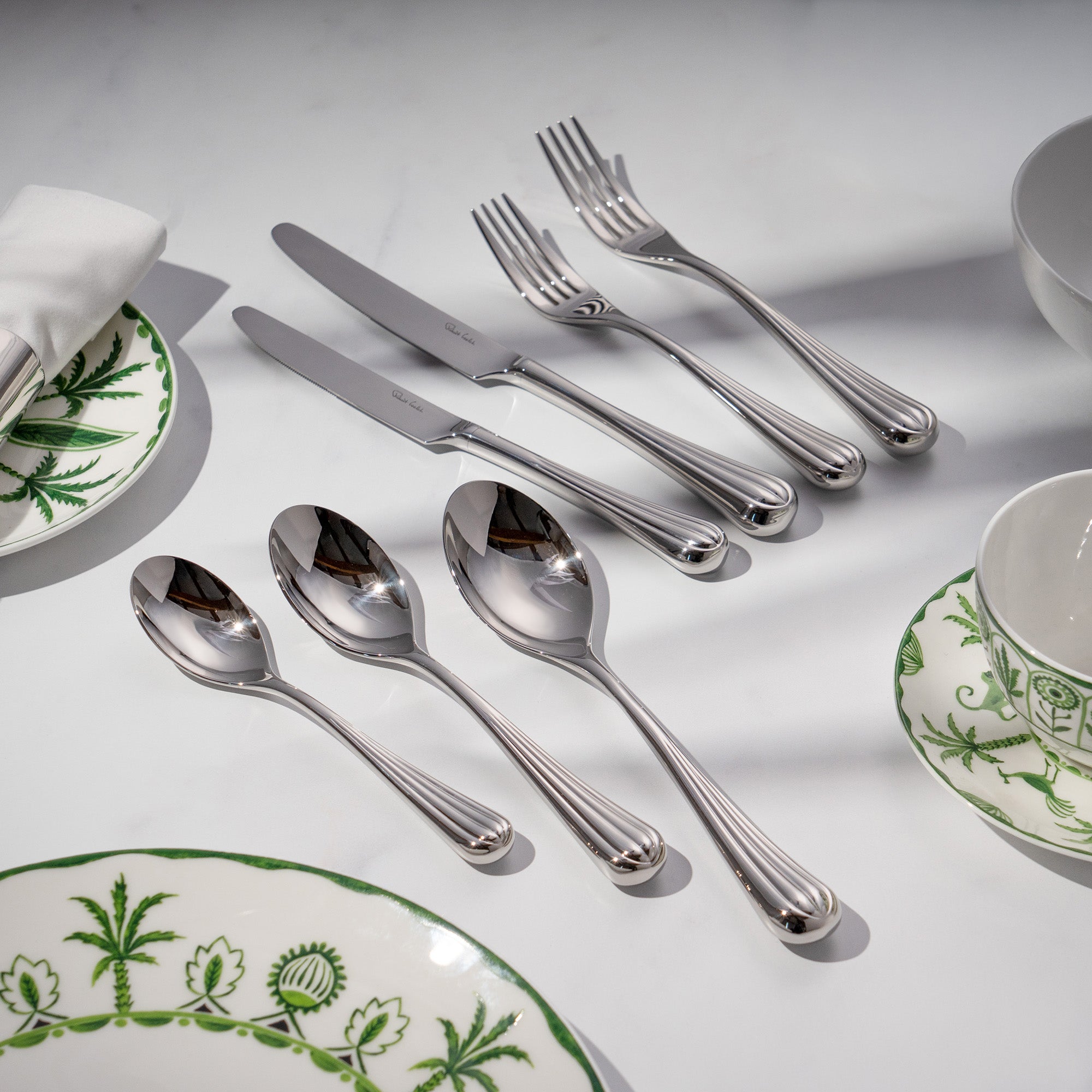 洋楽 Spoonful Productionz SQ Professional - 9215 Stainless Steel Cutlery Set 4pc Tea Spoon