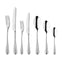 Palm Air Bright Cutlery Set, 84 Piece for 12 People
