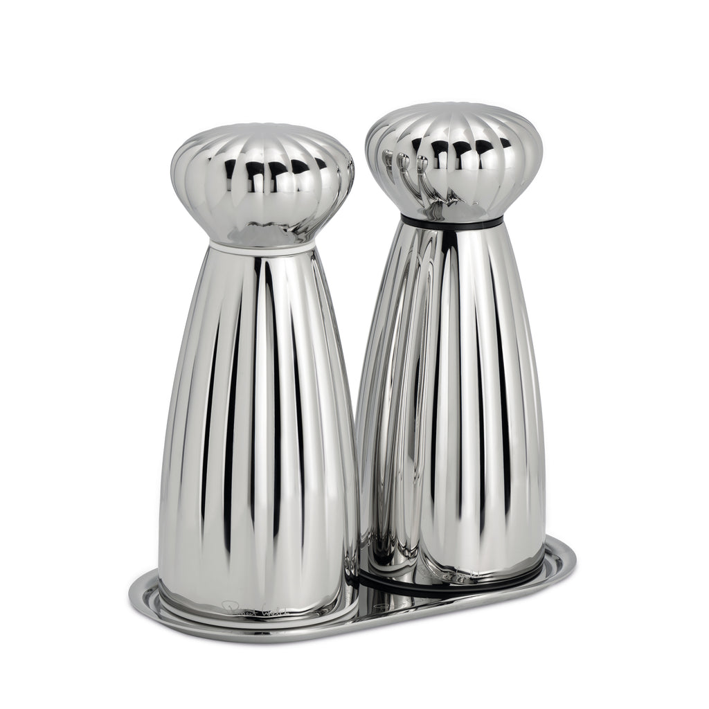 Robert Welch Palm Bright Stainless Steel Medium Mills and Tray Set