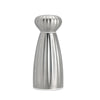 Palm Satin Stainless Steel Small White Salt Mill