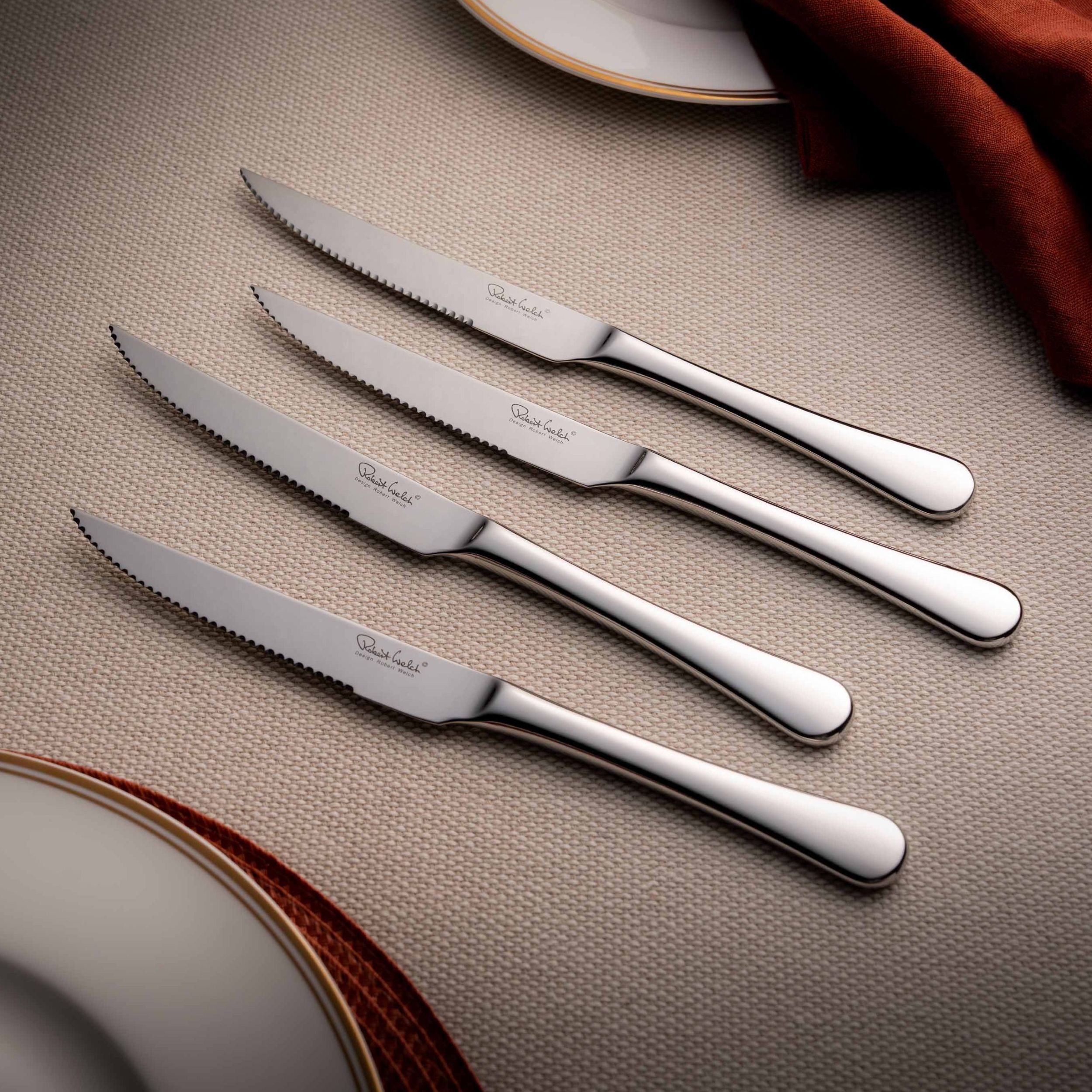 Radford Bright Steak Knife | 4 Piece Set | Cutlery