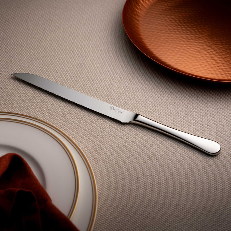 Coltello da Bistecca Rustico in Resina Avorio Lama Liscia Box 4 pz - I Coltello da Bistecca Rustico in Resina Avorio Lama Liscia Box 4 pz - I