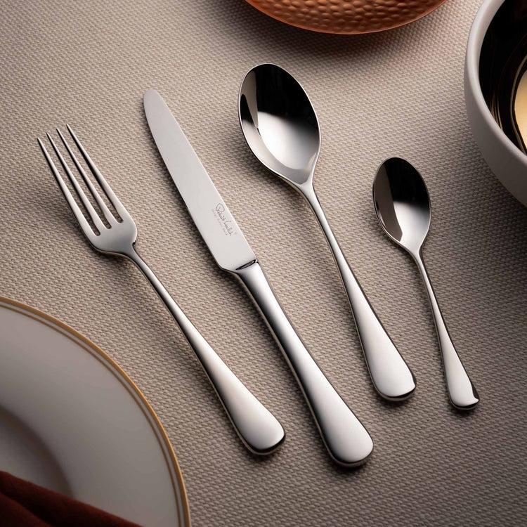 Radford Bright Cutlery Set, 30 Piece for 6 People - 6 Free Steak Knives