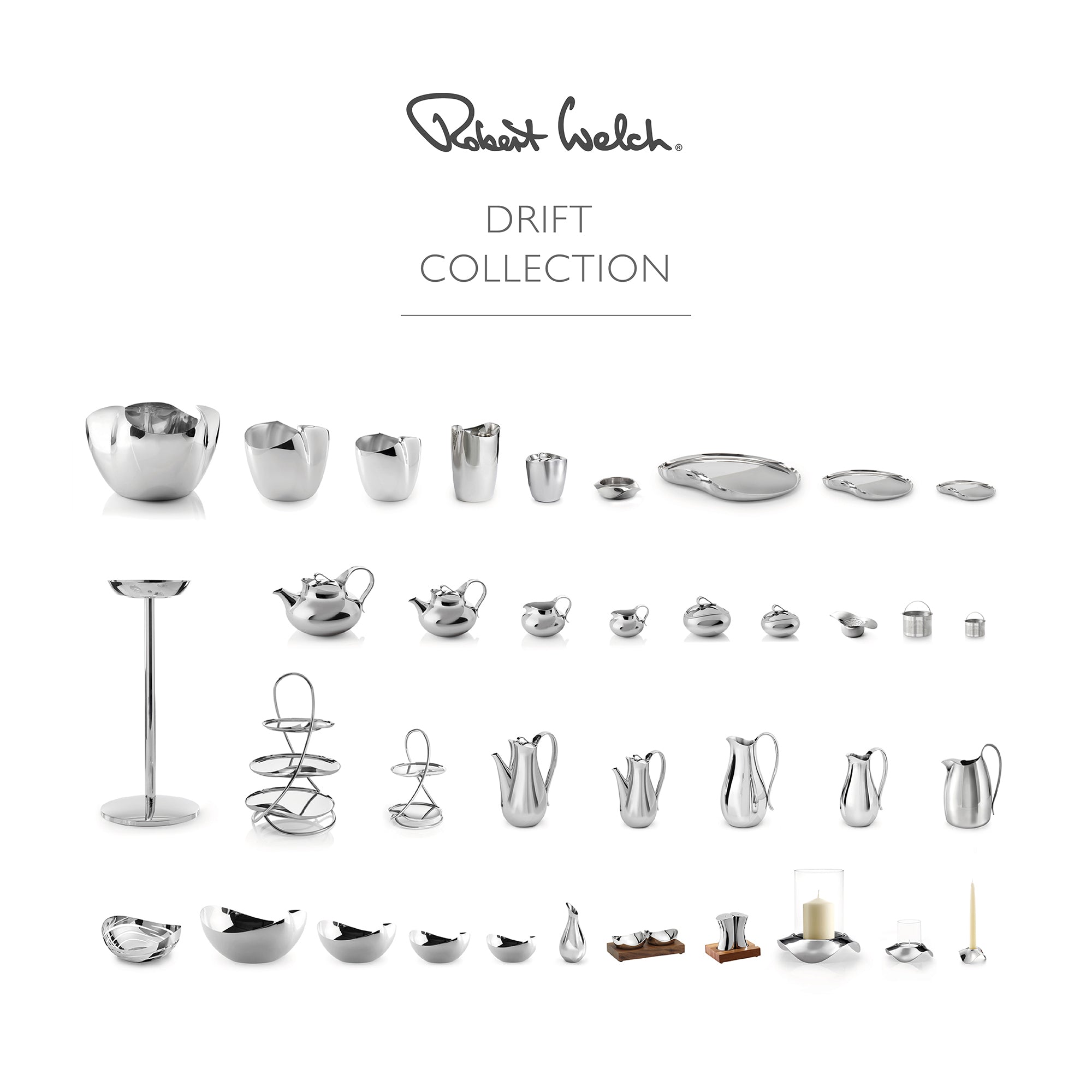Drift Serving Tray, 36cm | Barware & Afternoon Tea