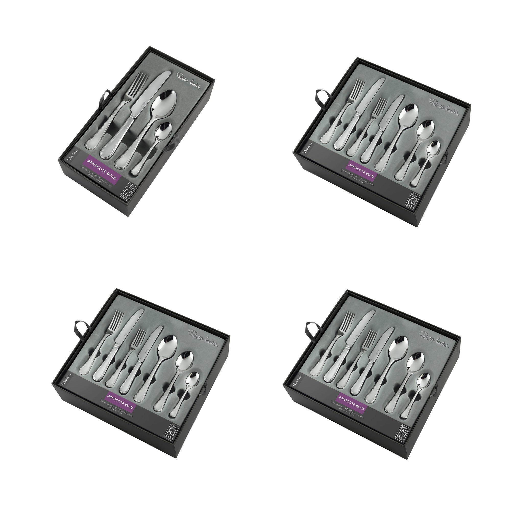 Armscote Bead Bright Round Bowl Soup Spoon | Cutlery