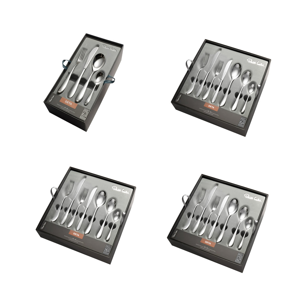 Deta Bright Cutlery Set, 84 Piece for 12 People