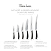 Signature Book Oak Knife Block Set with Knife Sharpener