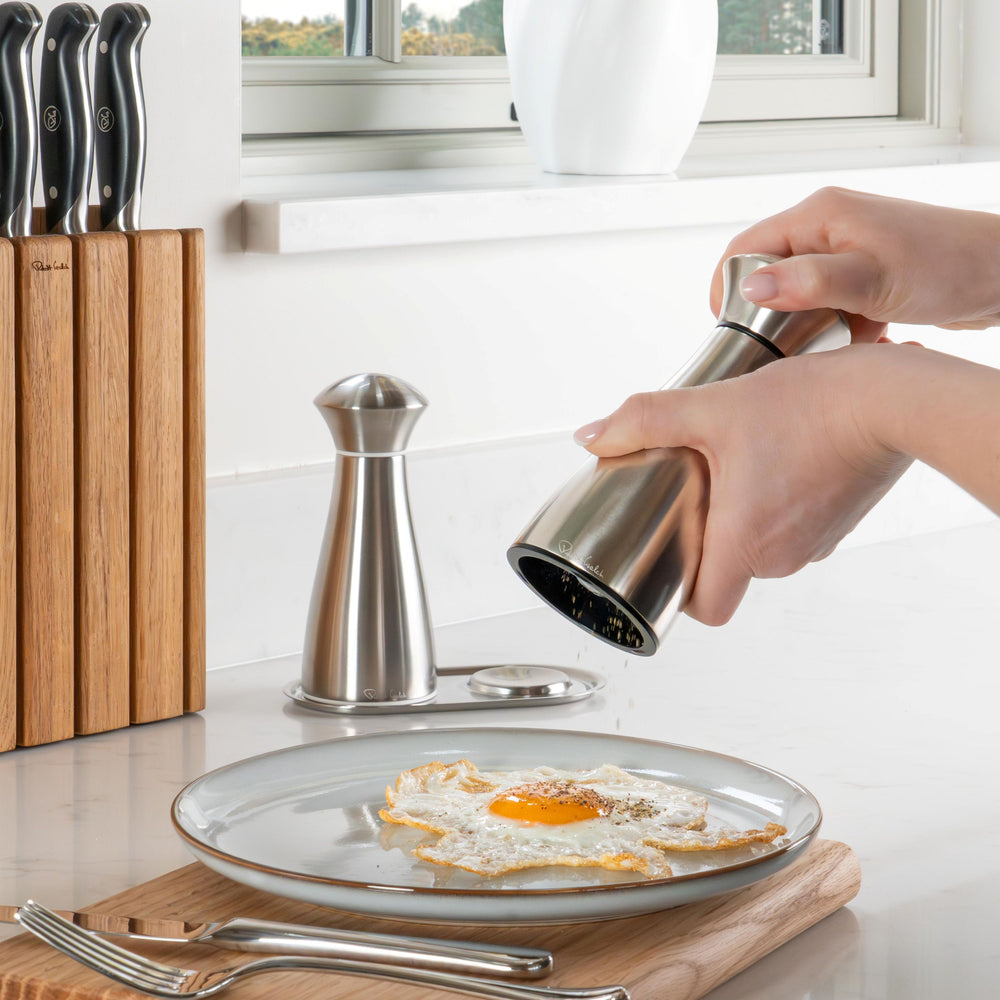 Signature Satin Stainless Steel Medium Mills and Tray Set