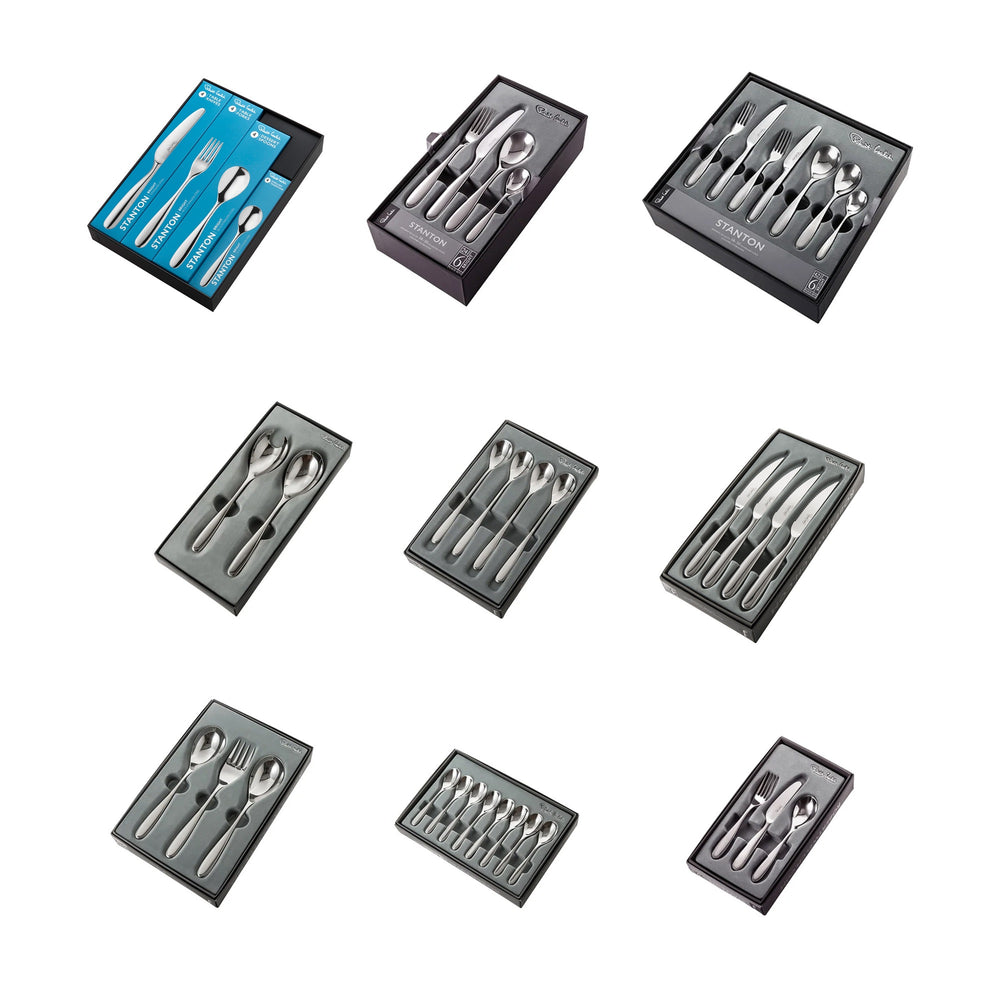 Stanton Bright Cutlery Set, 16 Piece for 4 People