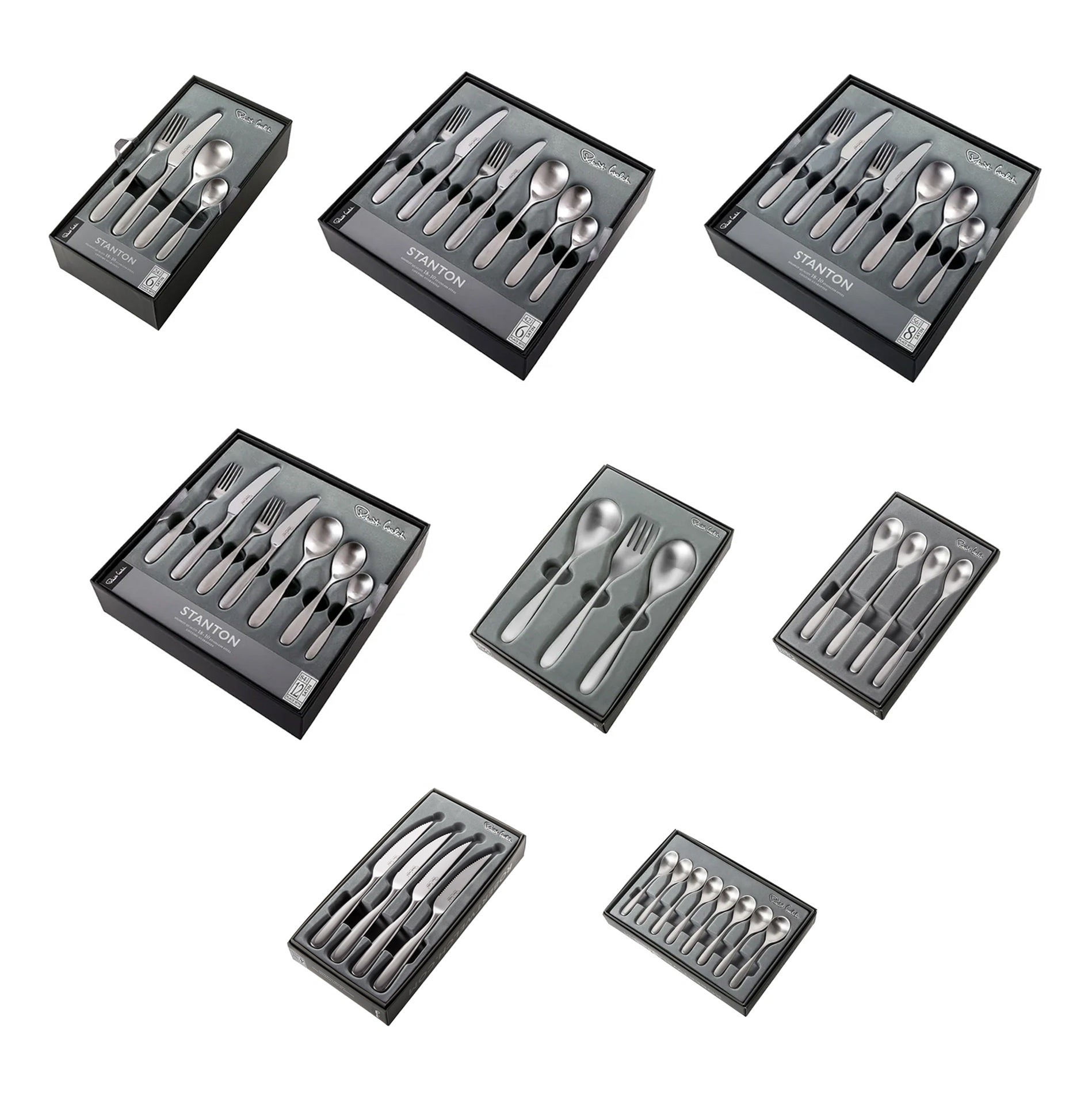 Stanton Satin Cutlery Canteen Set | 60 Piece Set for 8 People