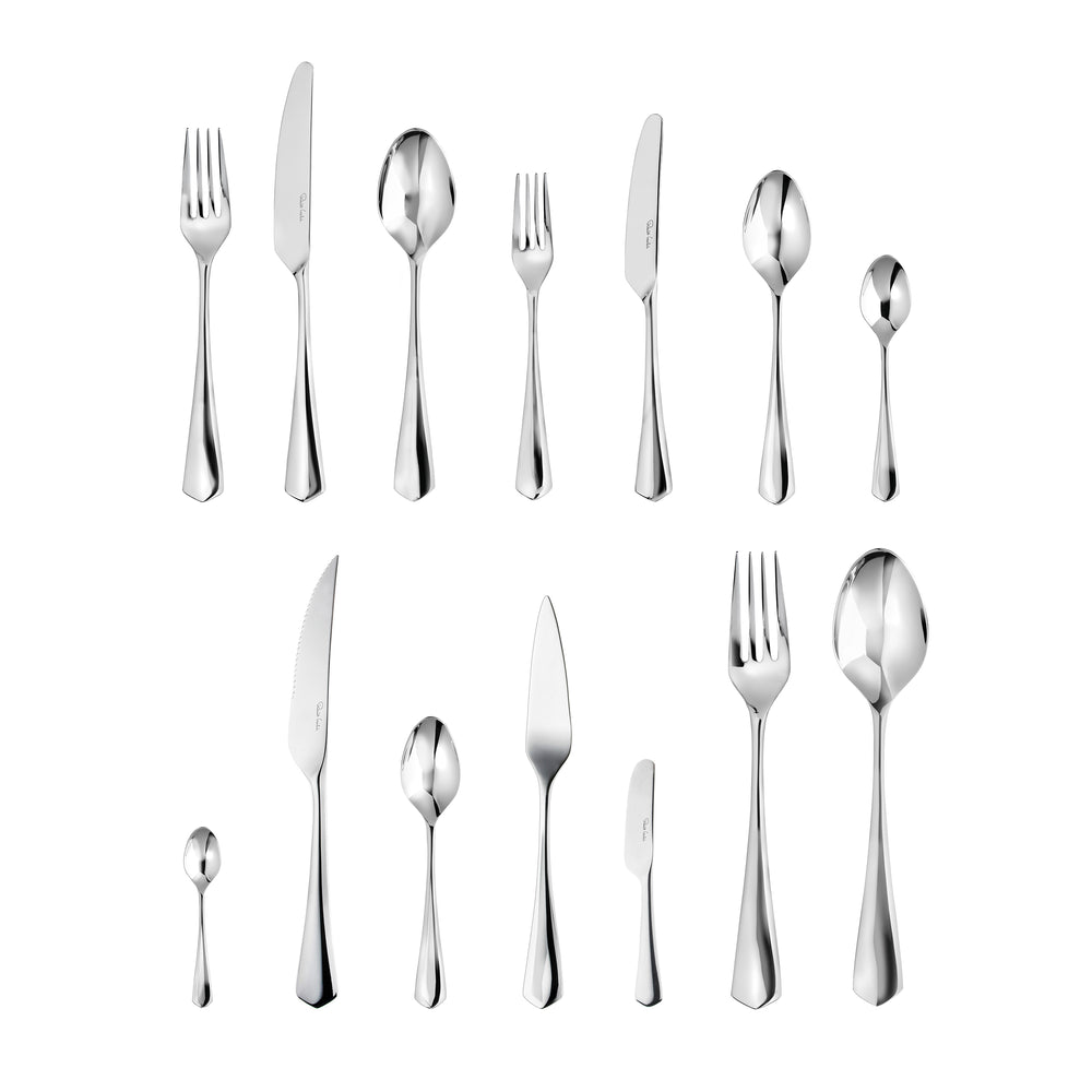 Westbury Bright Cutlery Set, 48 Piece for 6 People - 6 Free Steak Knives