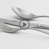 Baguette Vintage Cutlery Set, 56 Piece for 8 People - 8 Free Steak Knives