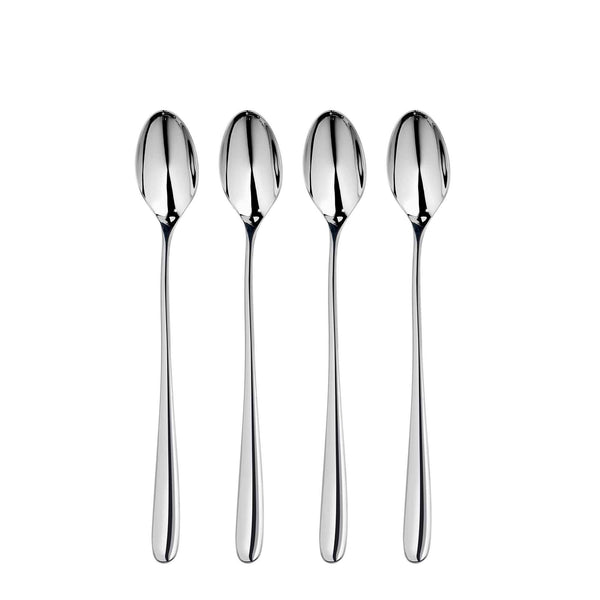Arden Bright Long Handled (Latte) Spoon, Set of 4